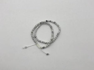 Howlite White Bracelet 4Mm
