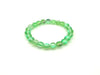 Matte Candy Color Glass Aqua Bracelet 8Mm