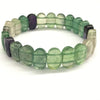 Fluorite Faceted Oval 8X14mm Bracelet