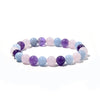 Multi Crystal Round Beads Bracelet 8mm