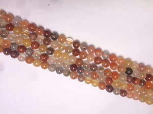 Yellow Jade Fect Roundell	4X6mm