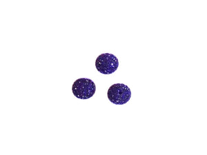 Shamballa Purple Round Beads 8Mm