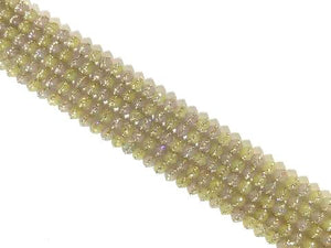 Yellow White Agate Ste Anger Round Beads 6Mm