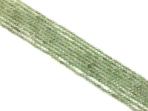 Aventurine Green Faceted Round Beads 4Mm
