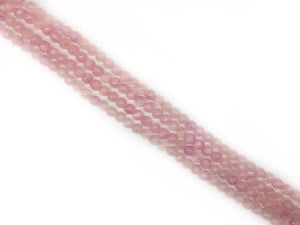 Color Stone Baby Pink Round Beads 6Mm