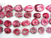 Colored Agate Druzy Red Free Form Slab 25-50Mm
