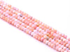 Pink Opal G2 Super Precision Cut Faceted Roundel 2X4Mm