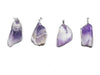 Dog Teeth Amethyst Pendant 25X45-38X48Mm