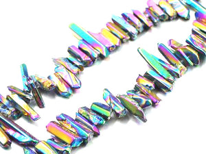 Crystal Quartz Rainbow Stick 5X25-8X30Mm
