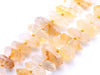 Natural Yellow Quartz Faceted Stick 8X19-12X48Mm