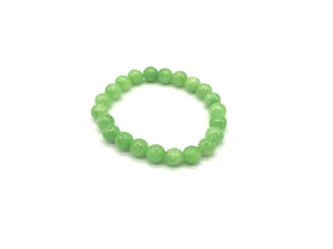 Synthetic Jade Green Bracelet 8Mm