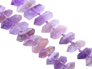 Amethyst Faceted Stick 8X19-12X48Mm