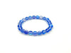 Matte Candy Color Glass Blue Bracelet 8Mm