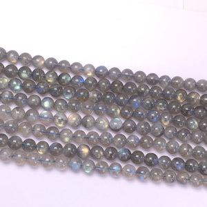 Labradorite A - Grade Round Beads 8mm
