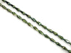 Glass Green Faceted Teardrop 6X14Mm