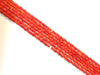 Bamboo Coral Orange Cube 4X8Mm