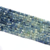 Kyanite Gradient Super Precision Cut Cube 4x4mm