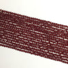 Garnet Glass Super Precision Cut Faceted Rounds 2mm