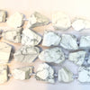 Howlite White Raw Material Nugget 20*25-25*35mm