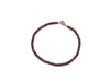 Garnet Faceted Rounds Bracelet 3Mm