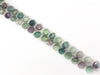 Rainbow Fluorite 8 Inch Faceted Teardrop 10X14Mm