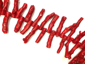 Bamboo Coral Red Free Form 6X30-8X40Mm