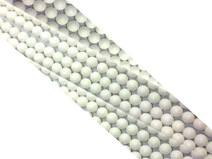 Color Jade White Round Beads 10Mm