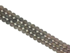 Matte Gray Agate Round Beads 12Mm