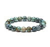 African turquoise 8mm Faceted Beads Bracelet