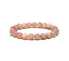 Sunstone 8mm Faceted Beads Bracelet