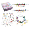New pink crystal beaded bracelet diy children's bracelet jewelry unicorn cute gift box set