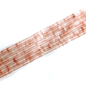 Cherry Quartz Roundels 2x4mm