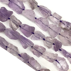 Special Finish Amethyst Rough Nugget 10X20mm