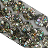 Abalone Seamless Flat Puff Coin 20mm