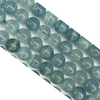 Blue aragonite A grade round beads 6mm