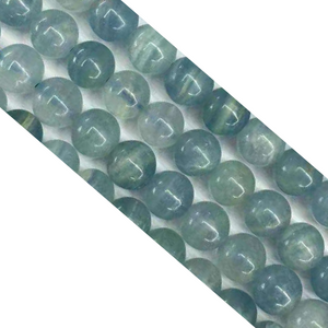 Argentina aragonite A Grade round beads  6mm