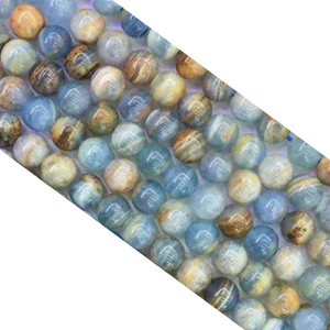 Argentina aragonite  B Grade round beads  8mm
