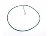 African Jade Super Precision Cut Rounds 2mm Necklace