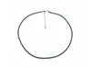 Green Sand Stone Super Precision Cut Rounds 2mm Necklace