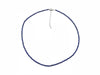 Lapis Super Precision Cut Rounds 2mm Necklace