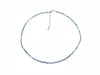 Aquamarine Super Precision Cut Rounds 2mm Necklace