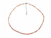 Carnelian Super Precision Cut Rounds 2mm Necklace