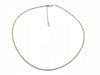 Peridot Super Precision Cut Rounds 2mm Necklace