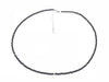 Black Obsidian Super Precision Cut Rounds 2mm Necklace
