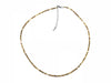 Yellow Opal Super Precision Cut Rounds 2mm Necklace