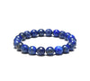Natural Lapis 8mm Faceted Beads Bracelet