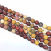 Matte Mookaite Round Beads 8mm
