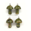 Unakite Mushroom Pendant 16x21mm