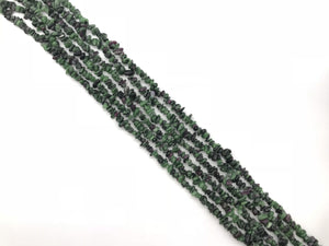 Ruby Zoisite  30 Inch Chips 5X8Mm