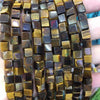 Tiger Eye Cube 6mm